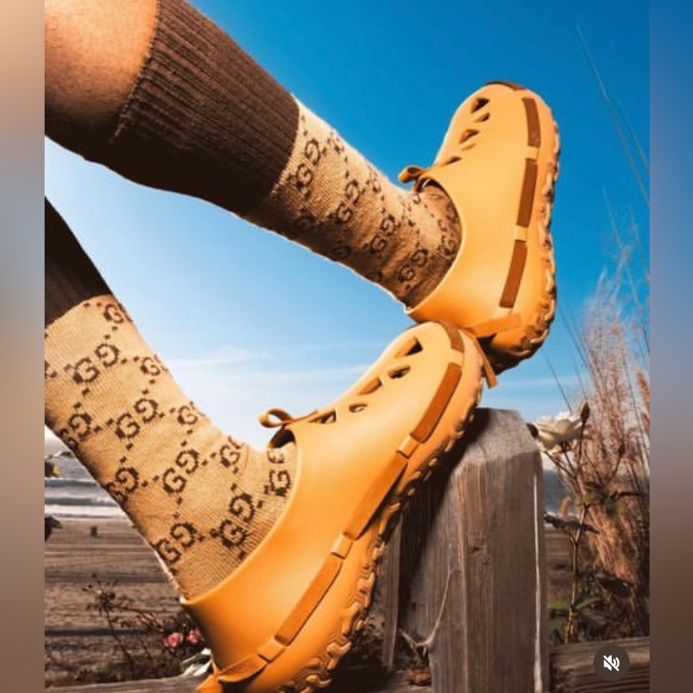 FCTRY Lab man mocks rubber shoes